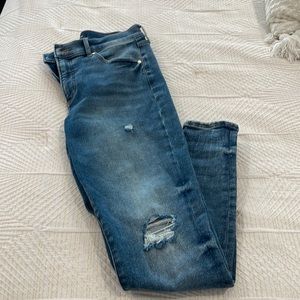 Express skinny high rise jeans